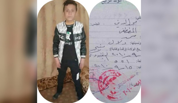 ميليشيات pyd -pkk الإرهابية تختطف طفل قاصر في مدينة منبج وتقتاده إلى معسكرات التجنيد الاجباري.